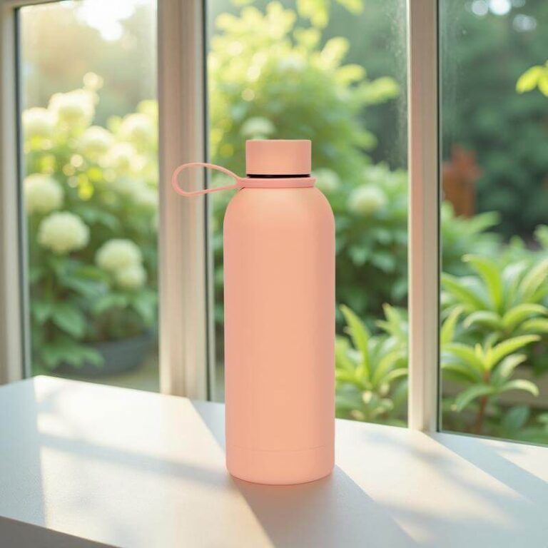 CADIZ-Giftology-Double-Wall-Stainless-Steel-Bottle-500ml-Peach-Pink-2