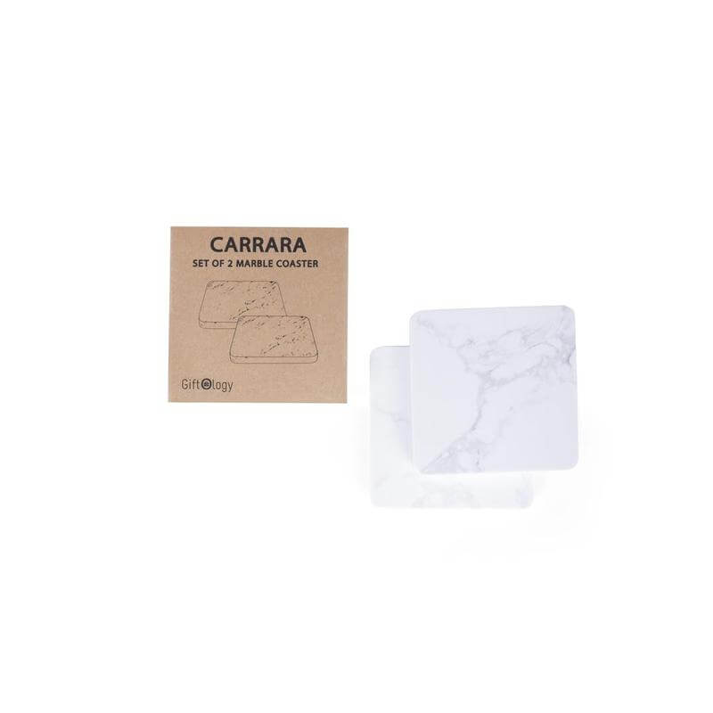 CARRARA - Giftology Set of 2 Marble Coasters - Image 6