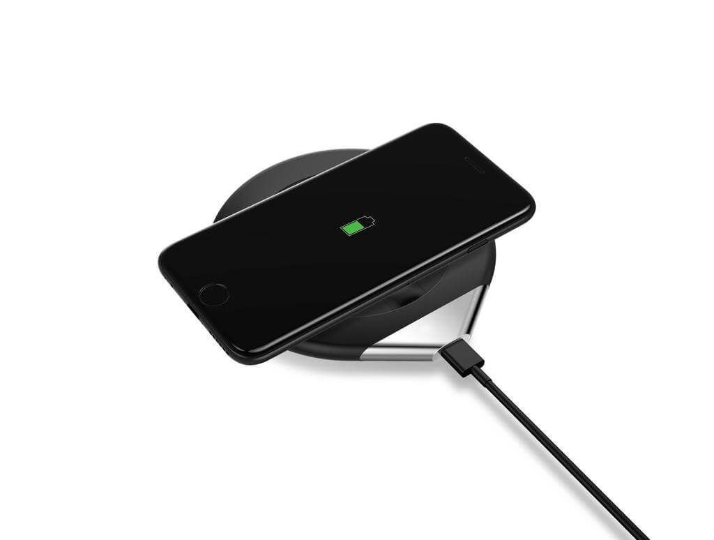 CRIVITS - Smart Mug Warmer with Wireless Charger - Black - Image 4