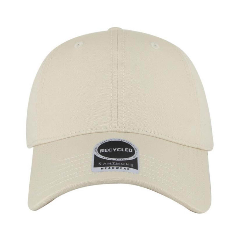 FLEX-Santhome-6-Panel-Recycled-Cotton-Rich-Cap-Beige-1