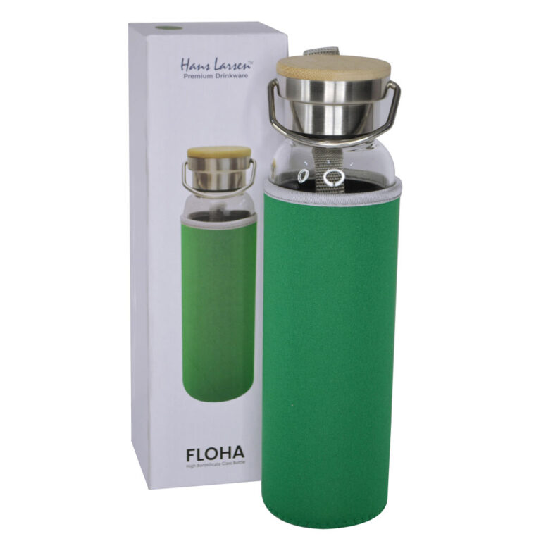 FLOHA-Hans-Larsen-Borosilicate-Glass-Bottle-with-Neo-Sleeve-Green-4