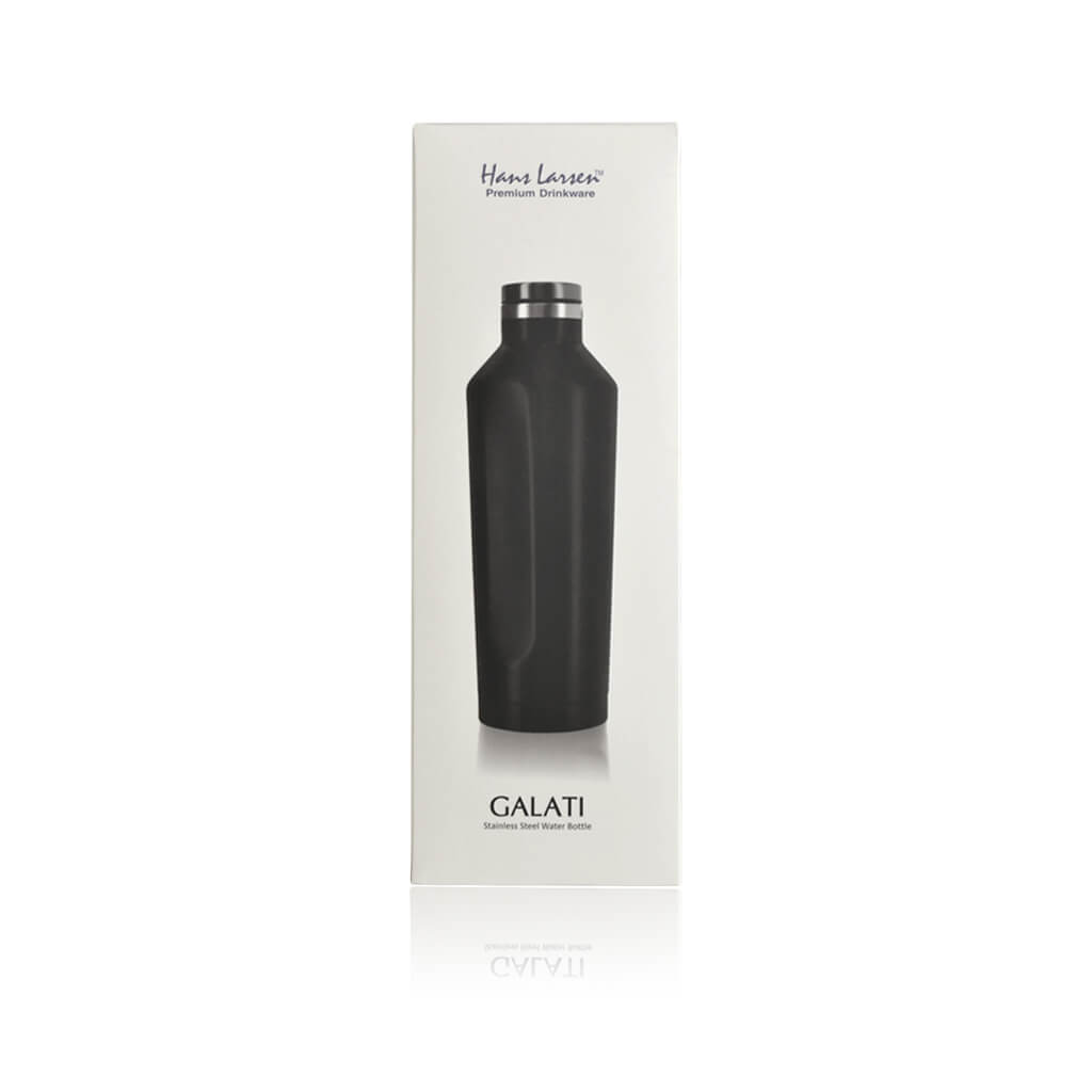 GALATI - Hans Larsen Double Wall Stainless Steel Water Bottle - White - Image 5