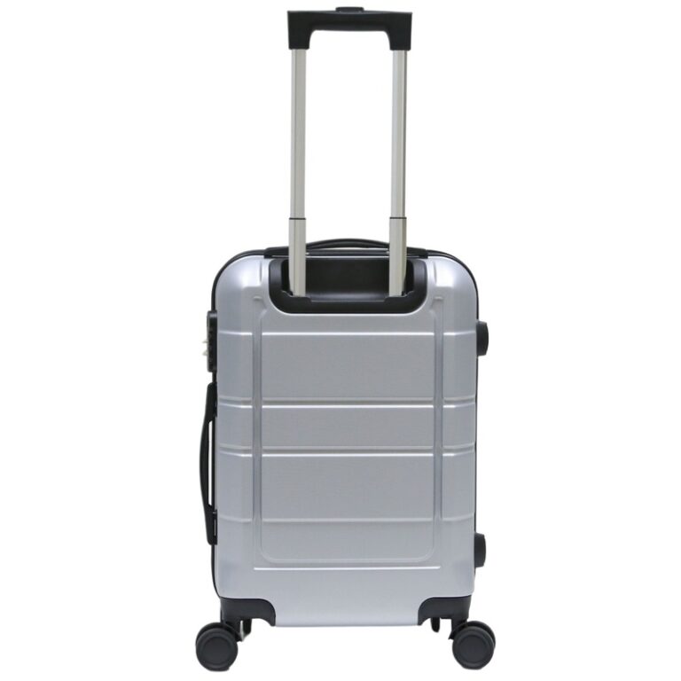 GENOVA-Cabin-Trolley-Bag-Silver