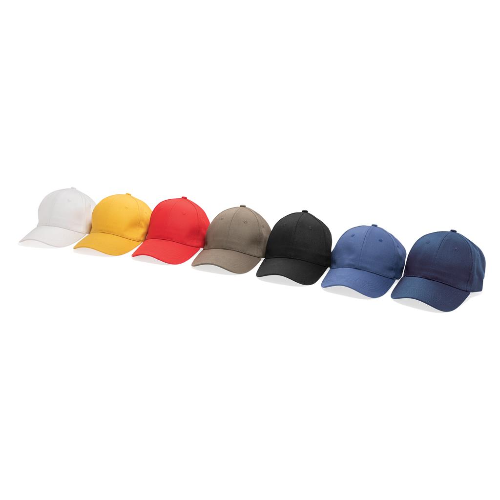 Impact AWARE™ 6 Panel 280gr Recycled Cotton Cap - Navy Blue - Image 4