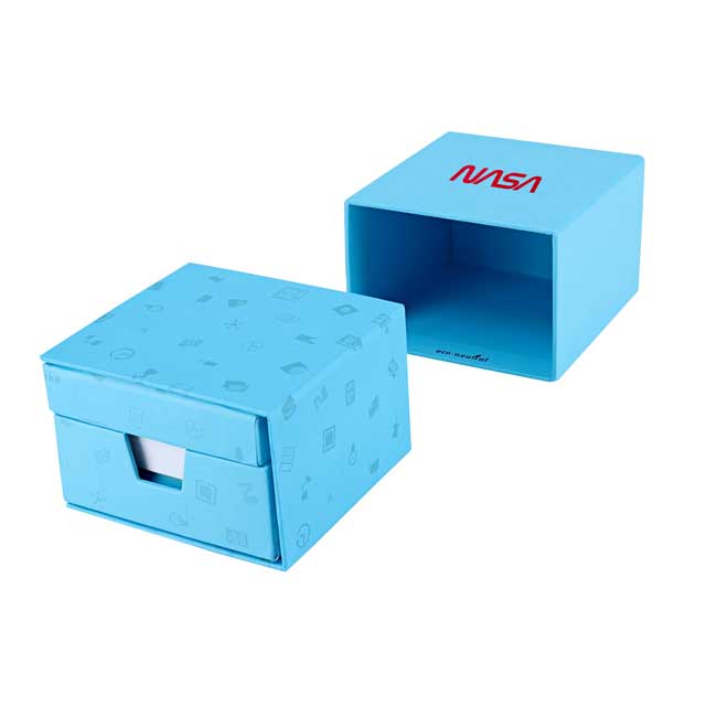 KALMAR-eco-neutral-MemoCalendar-Cube-Blue
