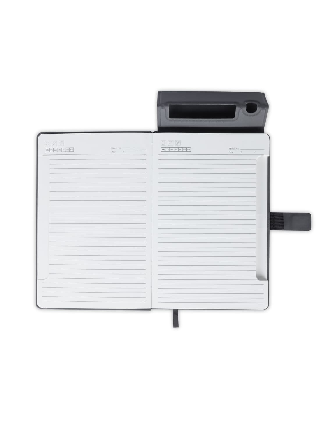 KAMEZ - Santhome 15W Wireless Deluxe Notebook with Phone Stand - Image 6