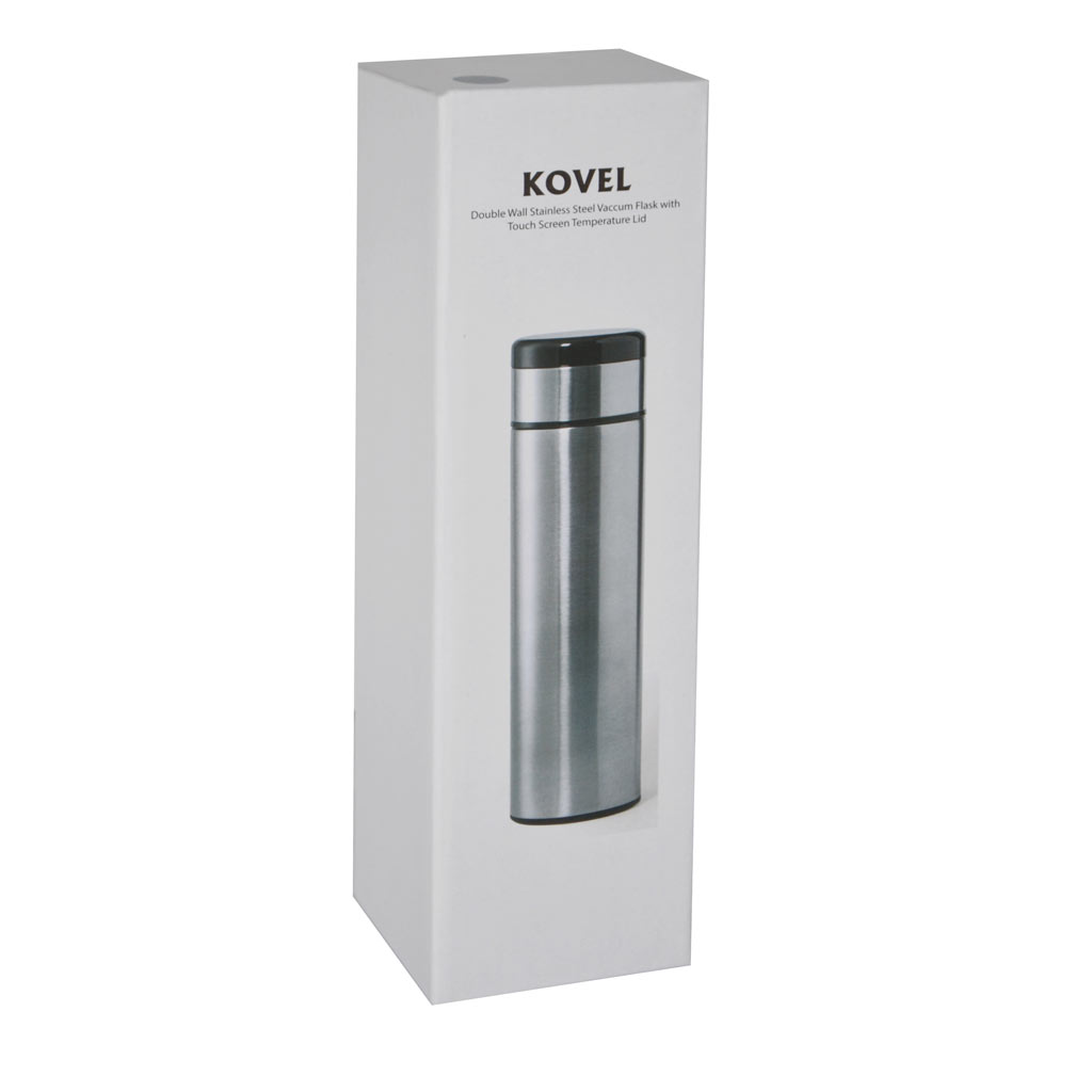 KOVEL-Giftology-Double-Walled-Insulated-Flask-with-Temperature-Lid-Silver-2