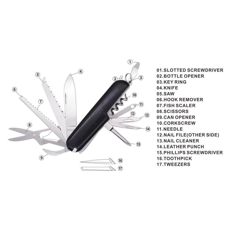 LAHTI - 17 in 1 Multi Function Tool - Black - الصورة 3