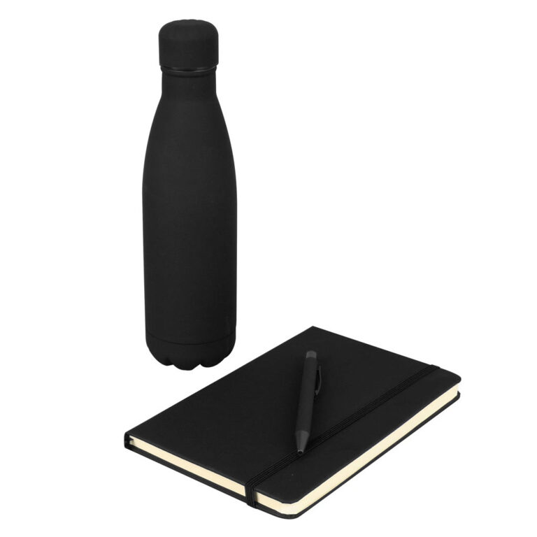 LAUTA-Giftology-Set-of-Stainless-Bottle-Notebook-and-Pen-Black