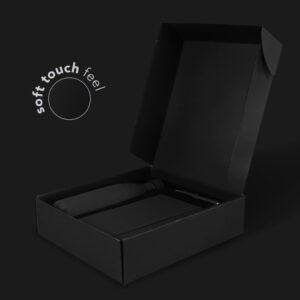 LAUTA - Giftology Set of Stainless Bottle, Notebook and Pen - Black