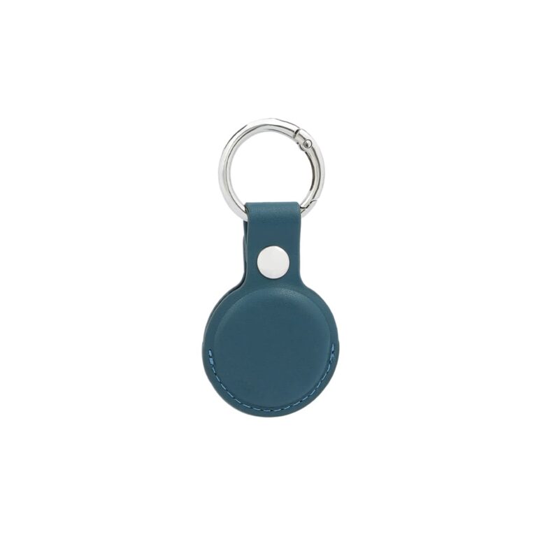 LEEVI-Santhome-PU-Keychain-with-Santhome-Tag-pocket-Green