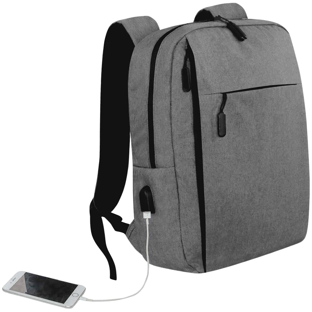MALACCA-Giftology-Laptop-Backpack-12L-Grey-Anti-bacterial-2