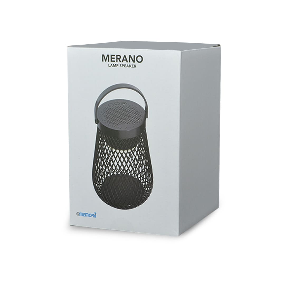 MERANO - @memorii Wireless Speaker Lantern - Black - Image 3