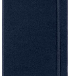 Moleskine Classic Large Ruled Hard Cover Notebook - Navy Blue