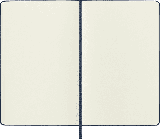 Moleskine Classic Large Ruled Hard Cover Notebook - Sapphire Blue - Image 2