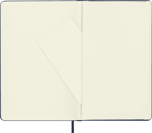 Moleskine Classic Large Ruled Hard Cover Notebook - Sapphire Blue - Image 3