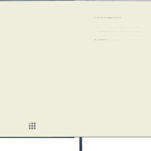 Moleskine Classic Large Ruled Hard Cover Notebook - Sapphire Blue