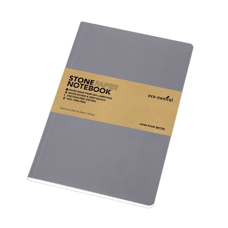 NEYA-eco-neutral-Stone-Paper-Notebook-Grey