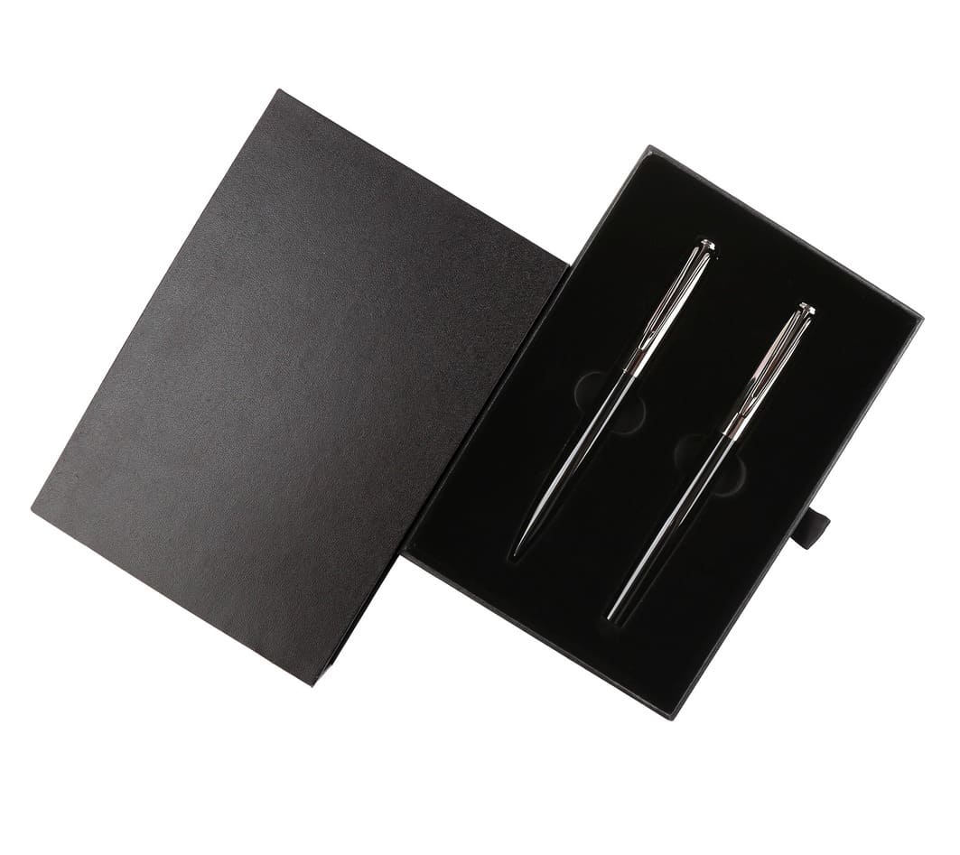 NORA-Gift-Set-of-Roller-and-Ball-Pen-Black