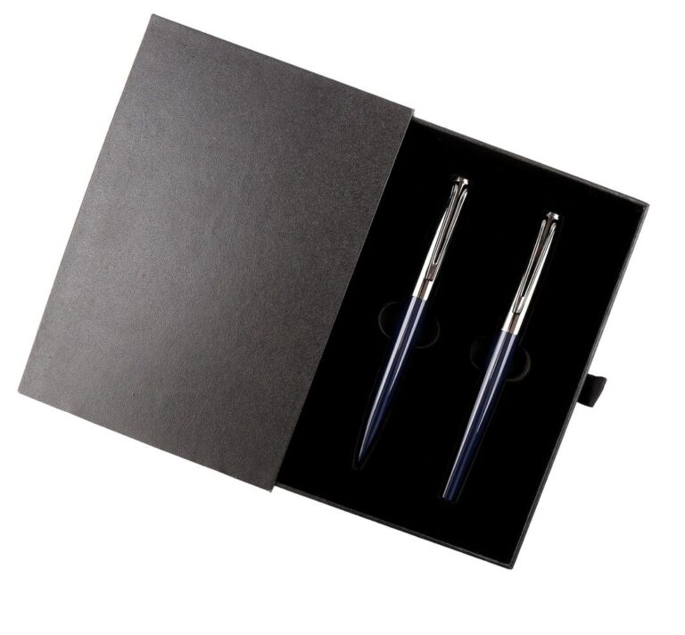 NORA-Gift-Set-of-Roller-and-Ball-Pen-Navy-Blue