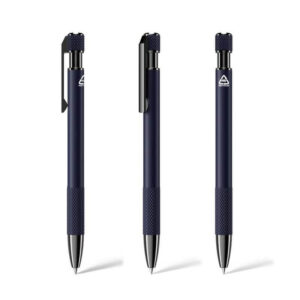 PILA - Recycled Aluminium Ballpoint Pen - Navy Blue