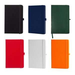 PINGER - Giftology A5 Hard Cover Ruled Notebook - Navy Blue