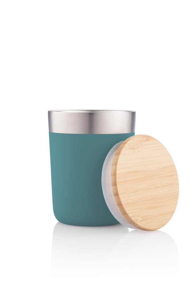 R-LAREN - CHANGE Collection Recycled Insulated Mug - Aqua Green - الصورة 2