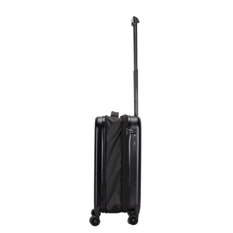 ROSTOCK-SANTHOME-Foldable-Trolley-Bag-Black-Matt-Finish