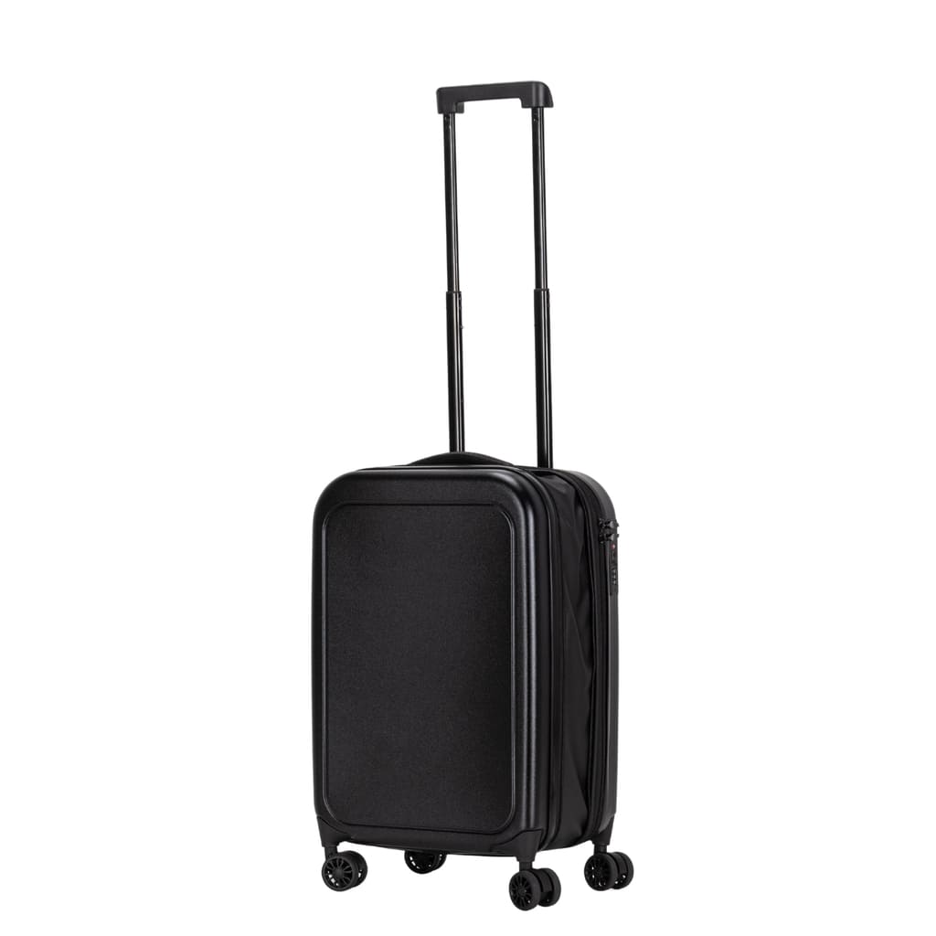 ROSTOCK - SANTHOME Foldable Cabin Trolley Bag - Black Matt Finish - الصورة 4