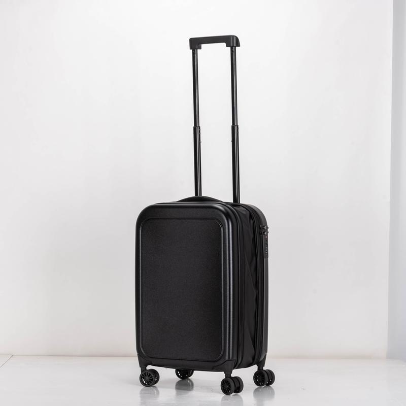 ROSTOCK - SANTHOME Foldable Cabin Trolley Bag - Black Matt Finish - الصورة 6
