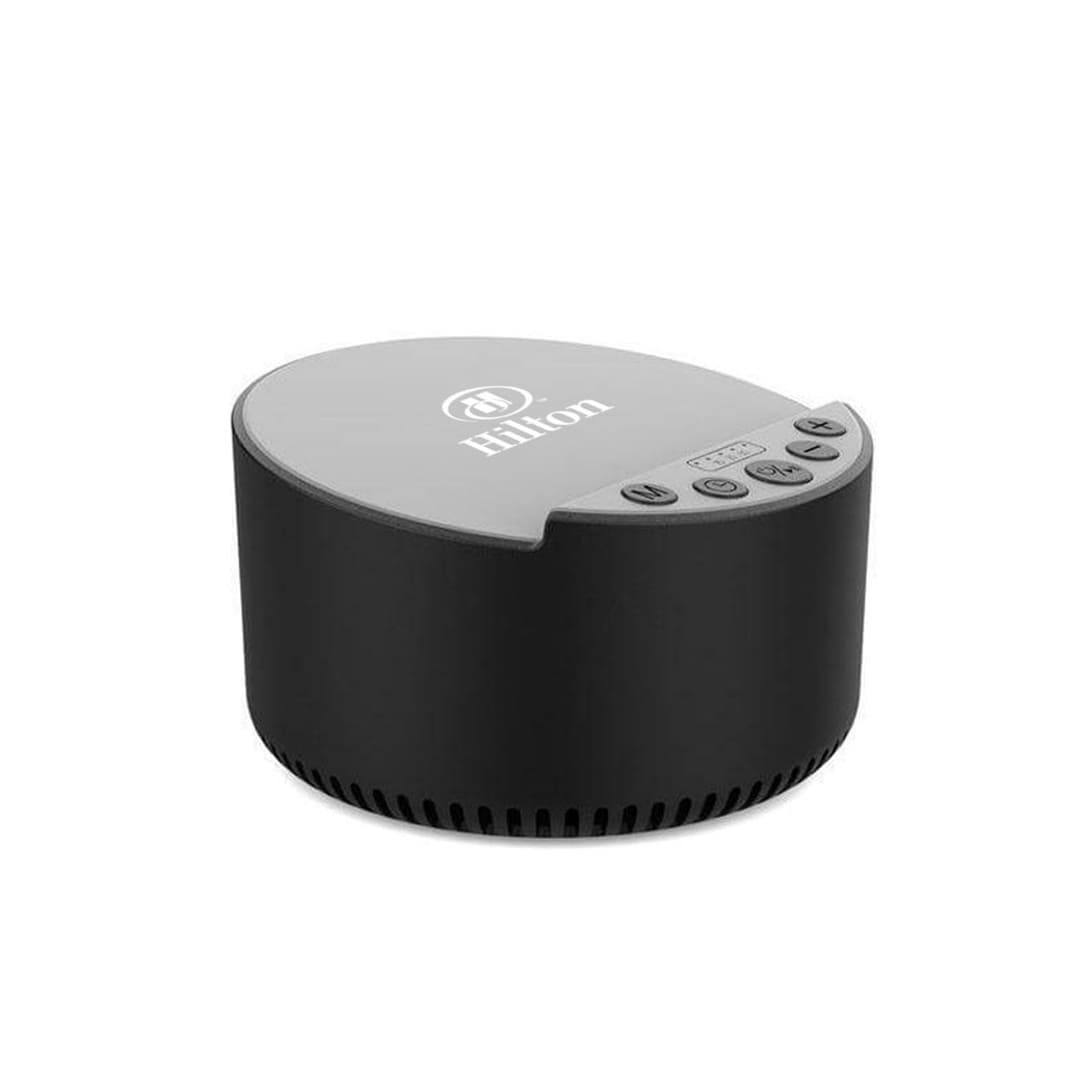 ROVIK - Giftology 3-in-1 Bluetooth Speaker with Sleep Machine and 15W Wireless Charger - Black - Image 4