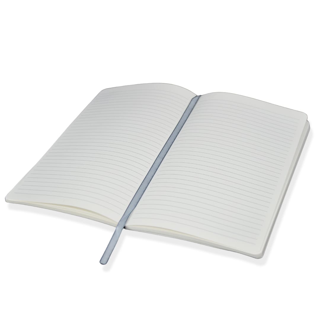 RULBUK - SANTHOME Softcover Ruled A5 Notebook Grey - Image 4