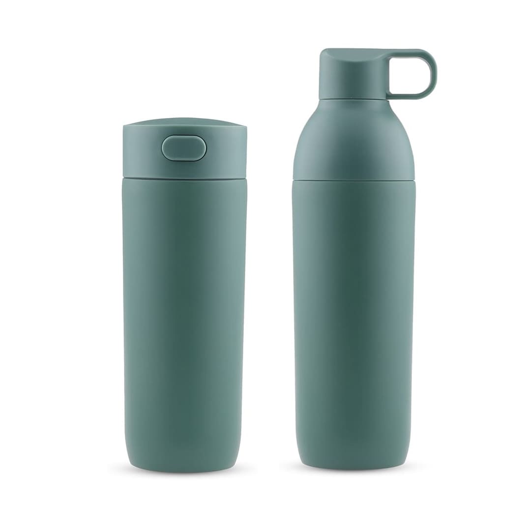 RUVO - CHANGE ZERO 2-in-1 Modular Hydration Gift Set - Dark Green - Image 5