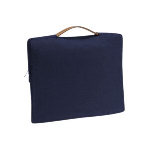 SALCEA - Santhome® 15" Laptop Sleeve - Navy Blue/Tan