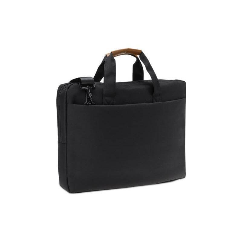 SLOTEN - Santhome® 15" Laptop Bag - Black/Tan - الصورة 3