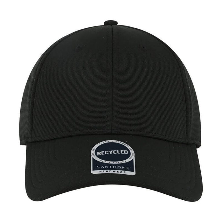 TITAN-Santhome-Recycled-6-Panel-Cap-Black