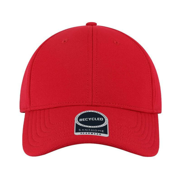 TITAN-Santhome-Recycled-6-Panel-Cap-Red