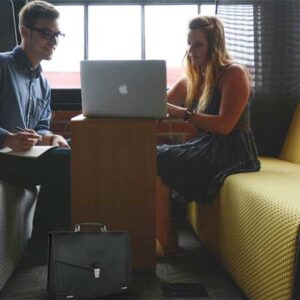 TRITU - SANTHOME Laptop Office Bag Black