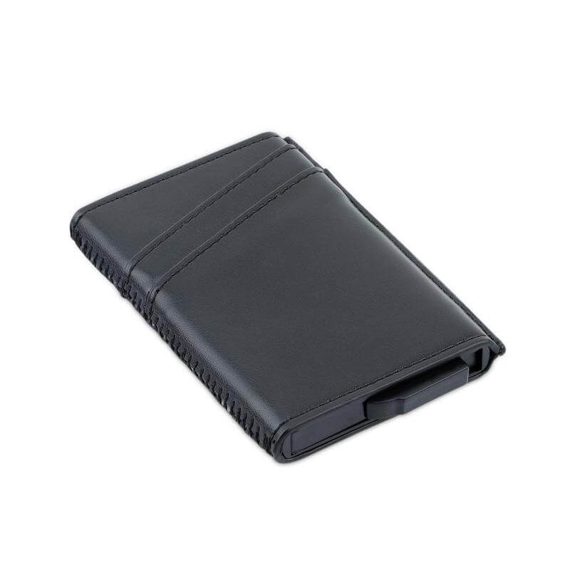 TROMSI - Santhome® PU Card Holder with Santhome Tag pocket - Black - الصورة 3