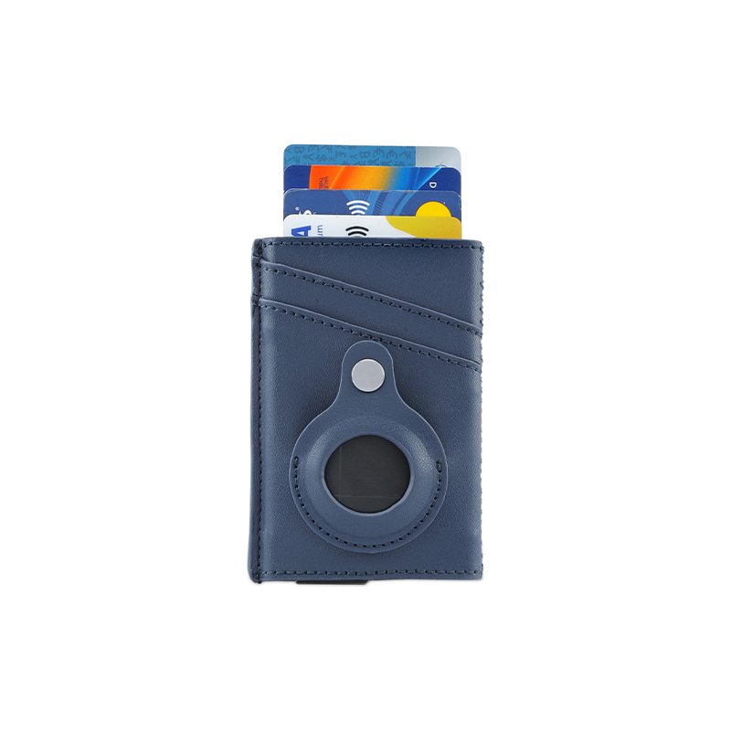 TROMSI - Santhome® PU Card Holder with Santhome Tag pocket - Navy Blue - Image 5