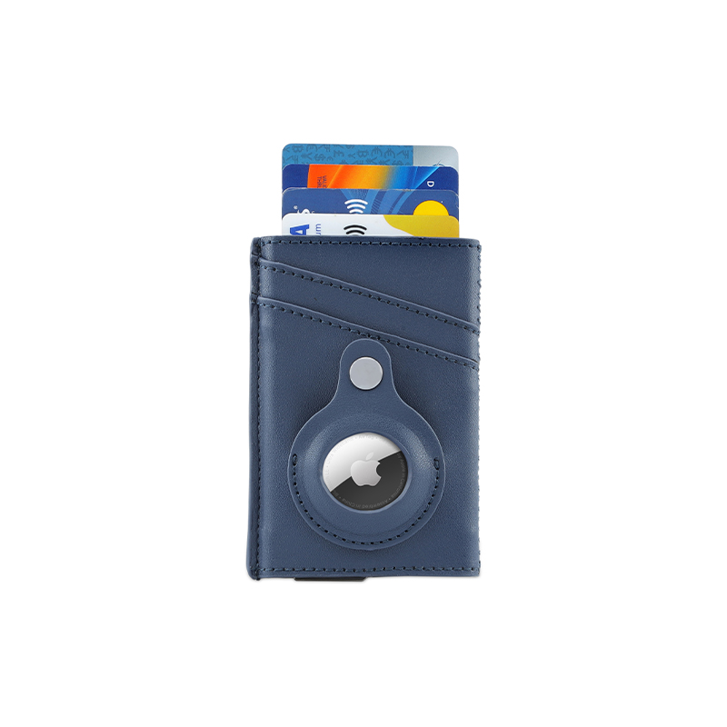 TROMSI - Santhome® PU Card Holder with Santhome Tag pocket - Navy Blue - Image 6