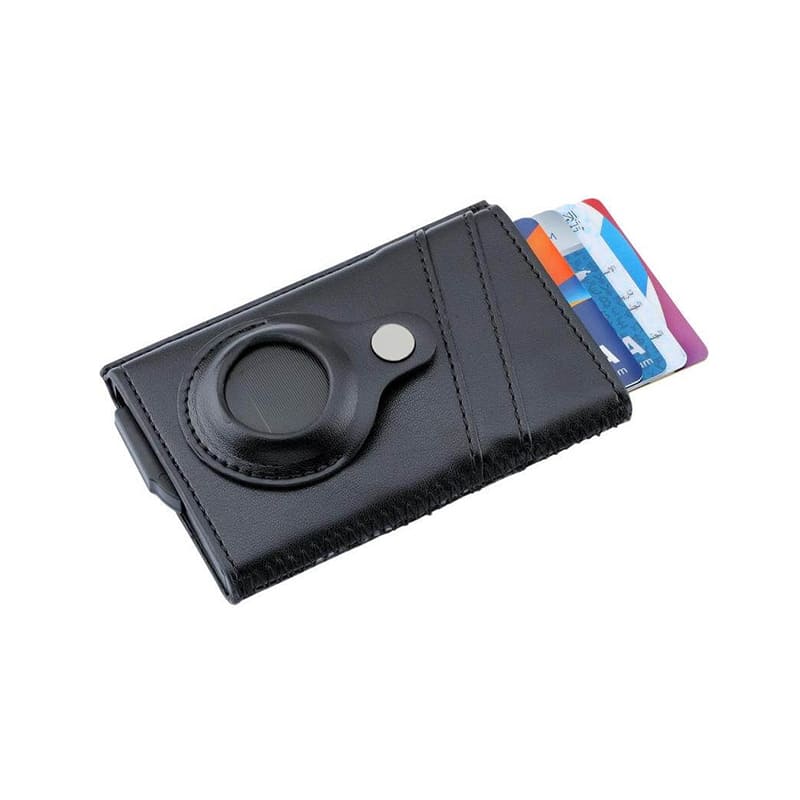 TROMSI - Santhome® PU Card Holder with Santhome Tag pocket - Black - الصورة 6