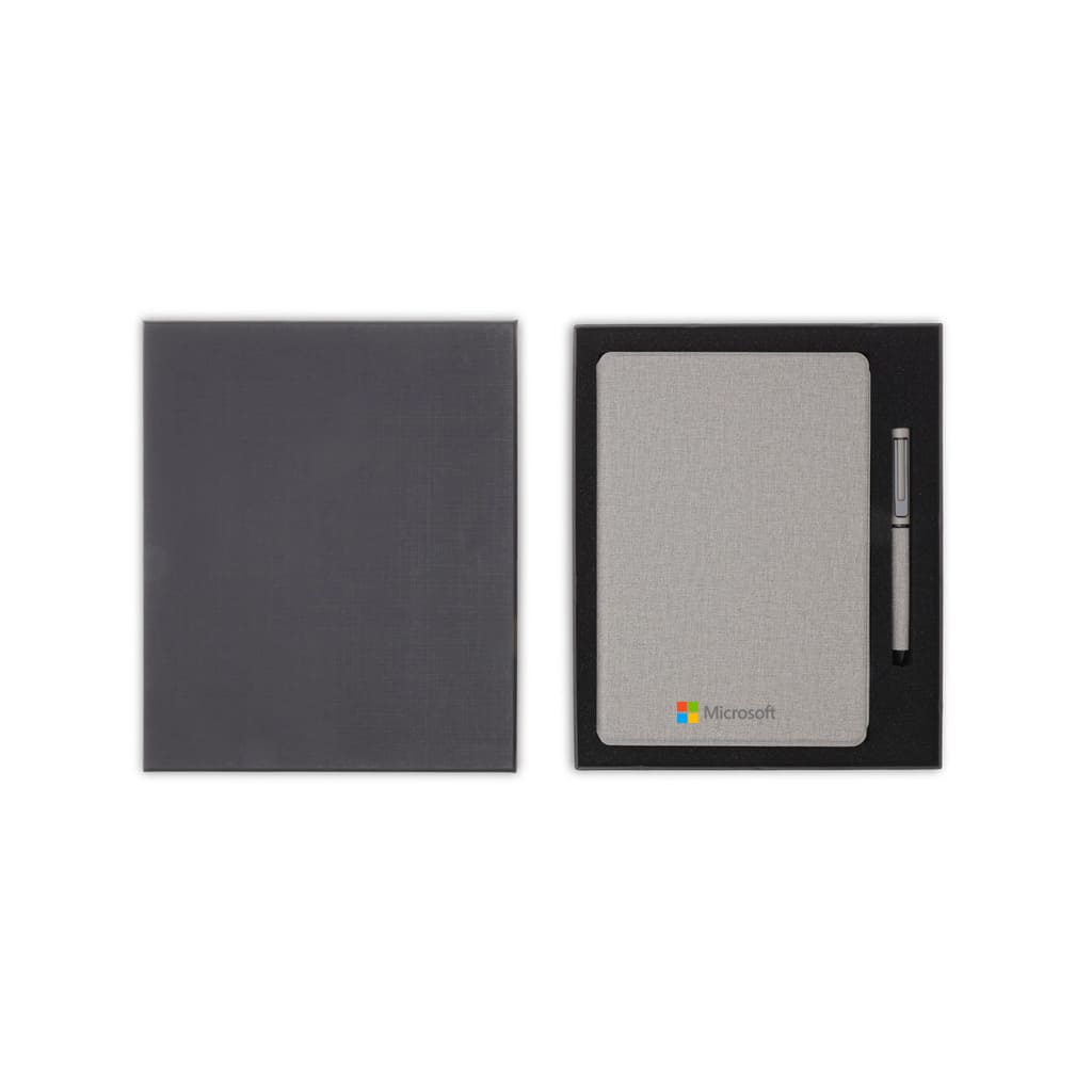 VARDIM - CHANGE ZERO Sustainable Gift Set with Refillable Notebook & Pen - Grey - الصورة 8